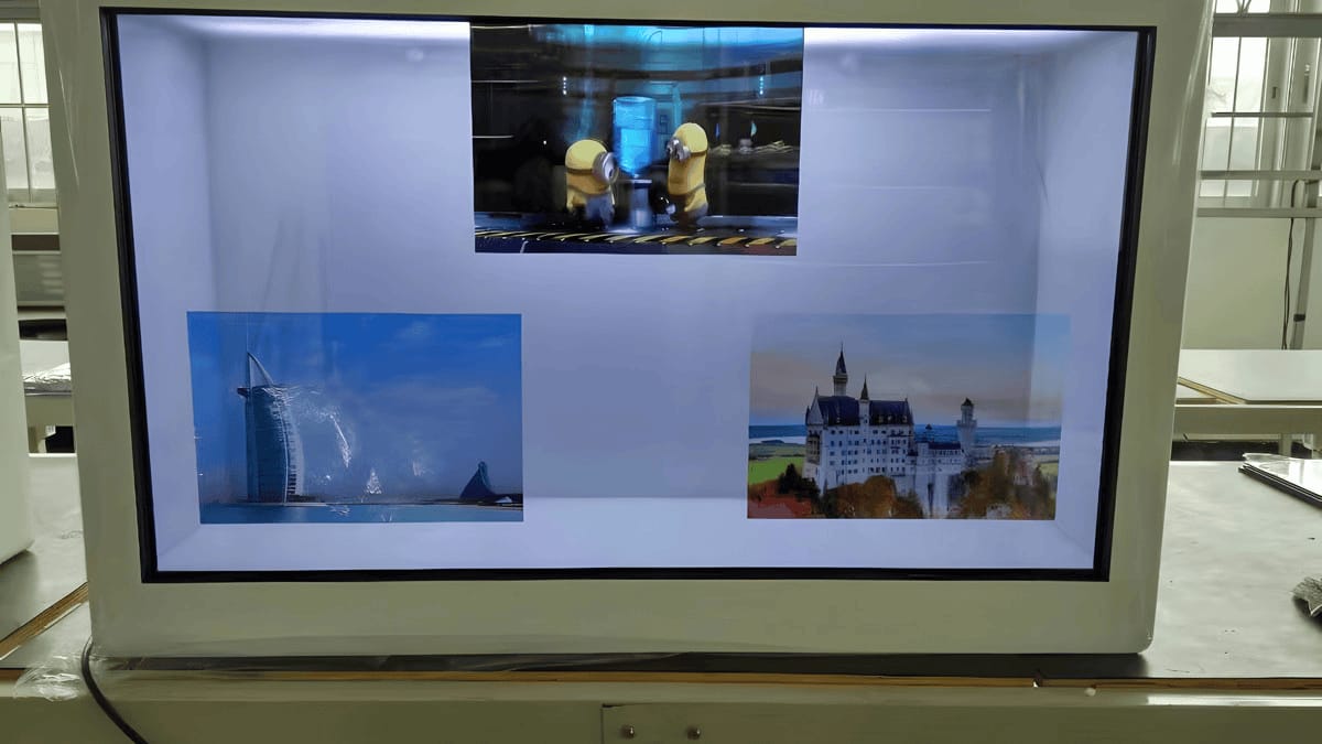 透明液晶屏展示柜-led透明橱窗展示柜