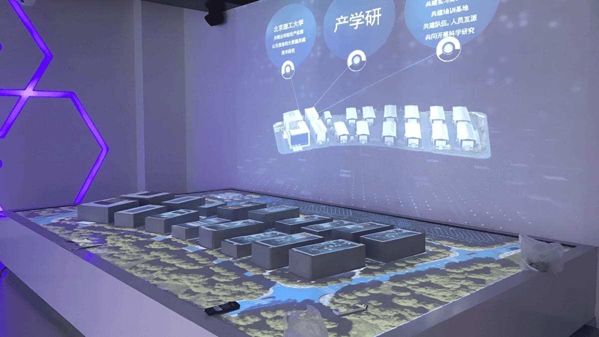 3d立体投影沙盘-互动投影规划电子沙盘