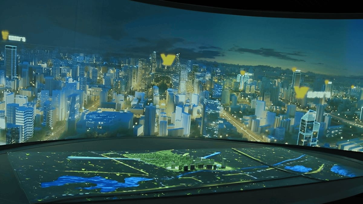 3d立体投影沙盘-互动投影规划电子沙盘
